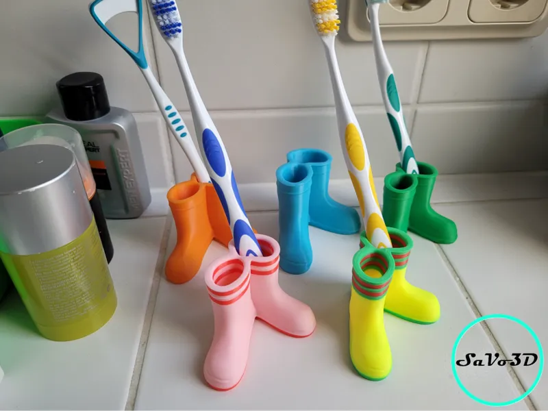 toothbrush rain boots
