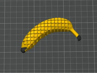 Banana keychain