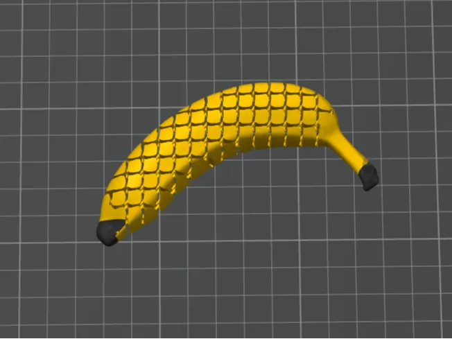 Banana keychain
