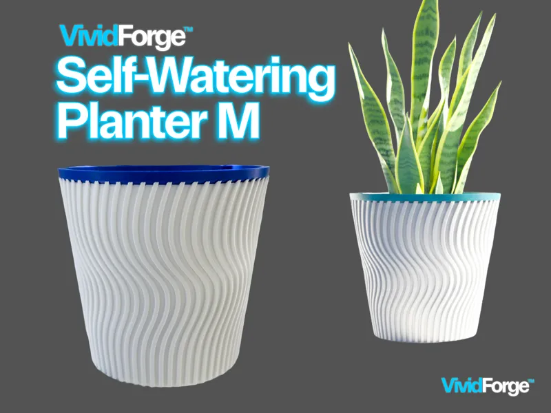 Self-Watering Planter: Aerated, No Supports / ANNS