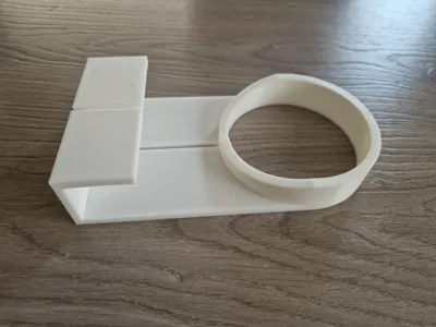 Solar lamp holder for handrail 
