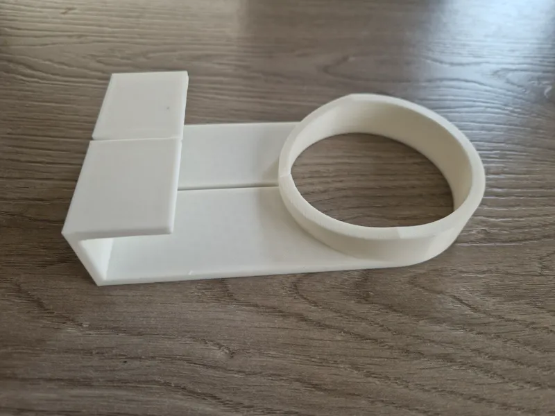 Solar lamp holder for handrail 