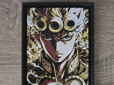 Giorno Giovanna HueForge - JoJo's Bizarre Adv