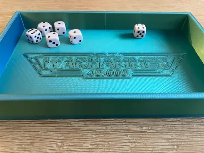 Grimdark Dice Tray