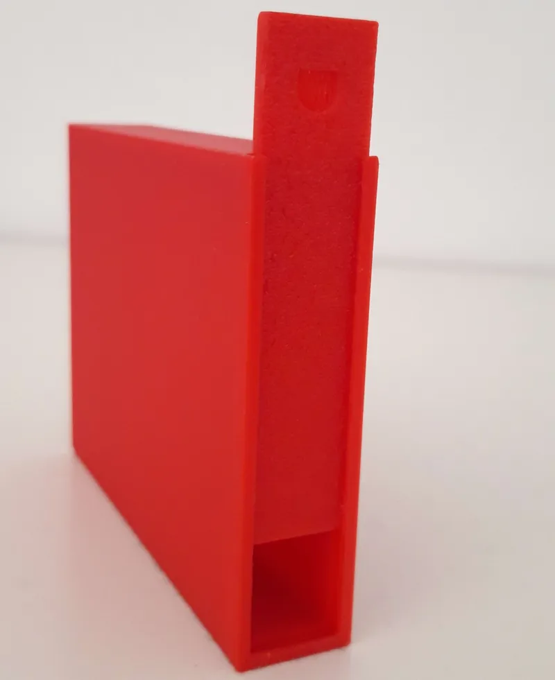 Sliding door container two sizes