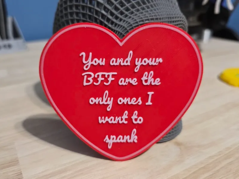 Valentine for her and her BFF