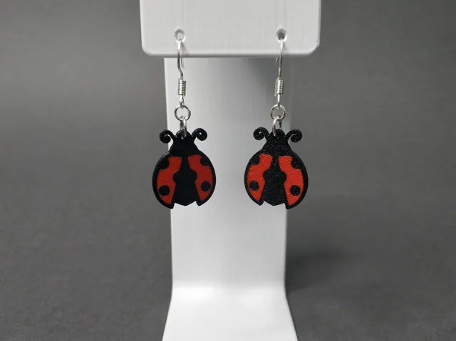Ladybug Earrings (Spring 2025 - Design 2/5)