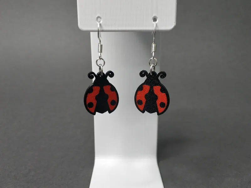 Ladybug Earrings (Spring 2025 - Design 2/5)