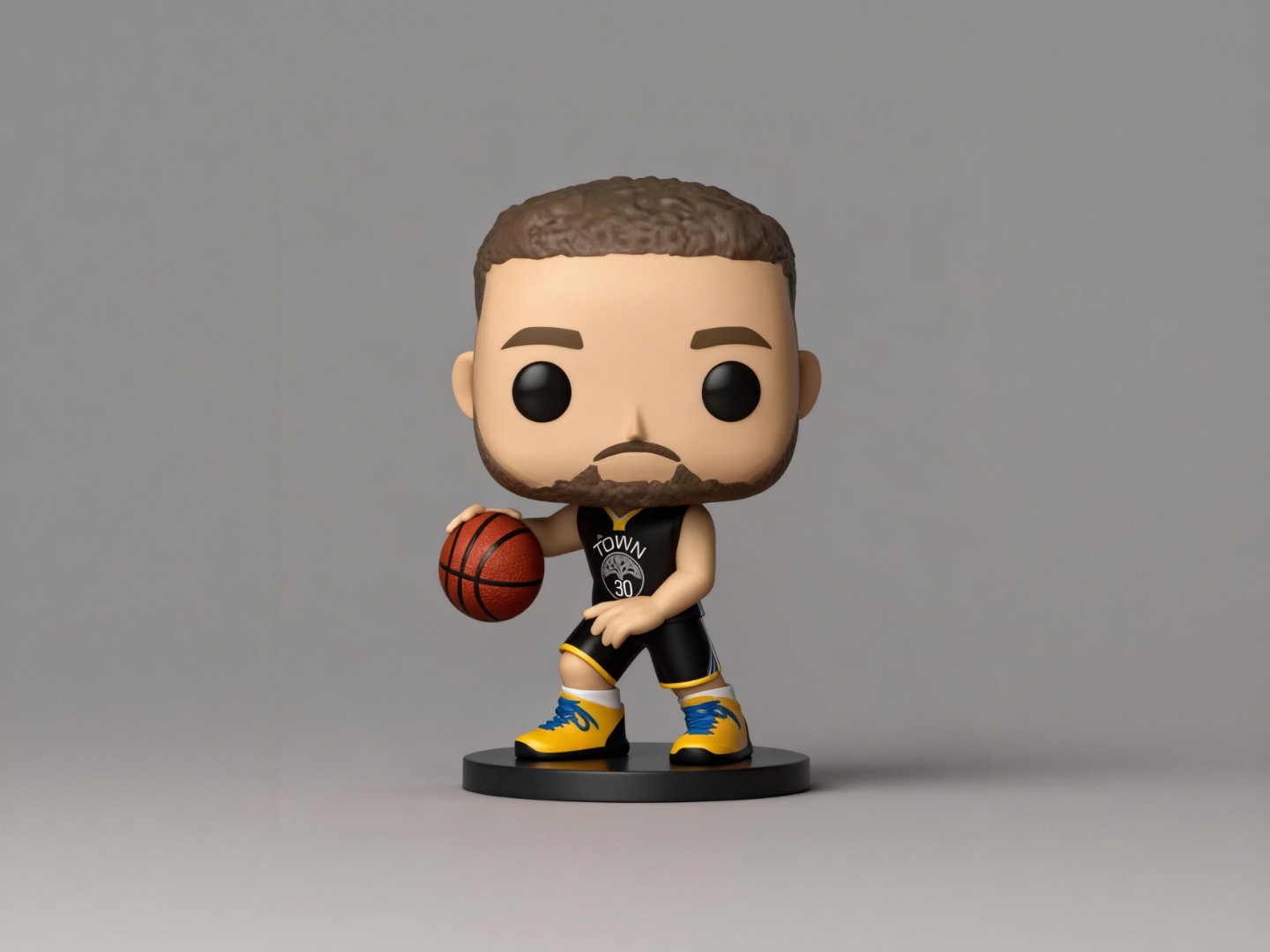 斯蒂芬库里-NBA美国职业篮球系列-Funko丰高POP涂色玩具