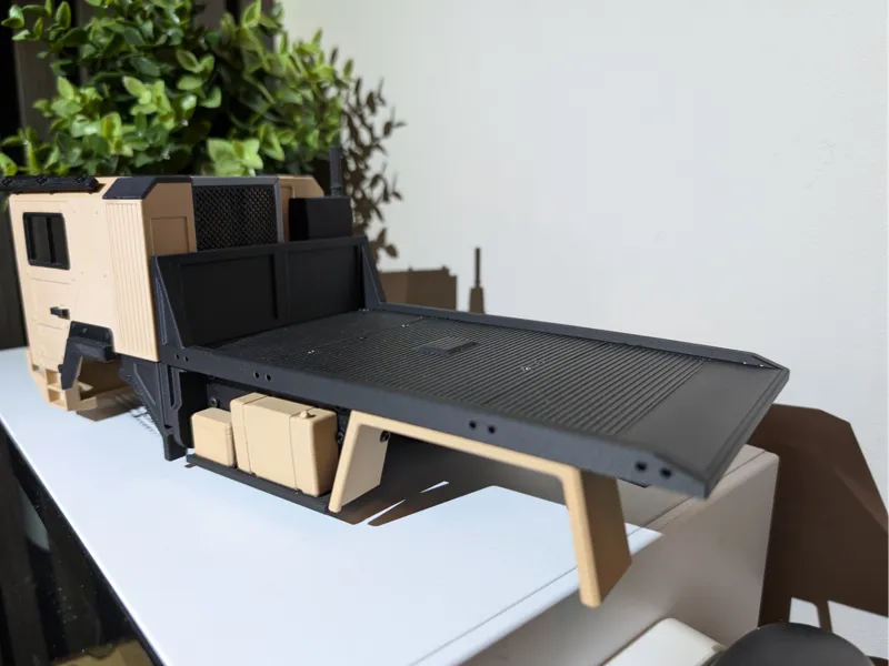 Flat bed for TRX4M offroad cargo truck body