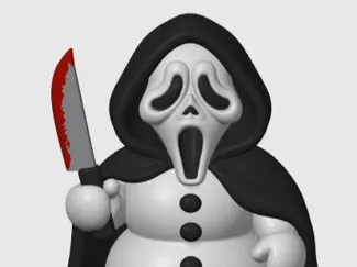 Ghostface Snowman