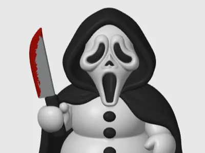 Ghostface Snowman