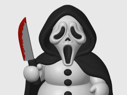 Ghostface Snowman