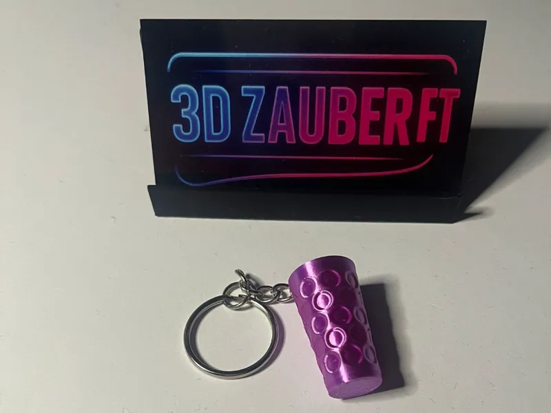 Dubbeglas Schlüsselanhänger