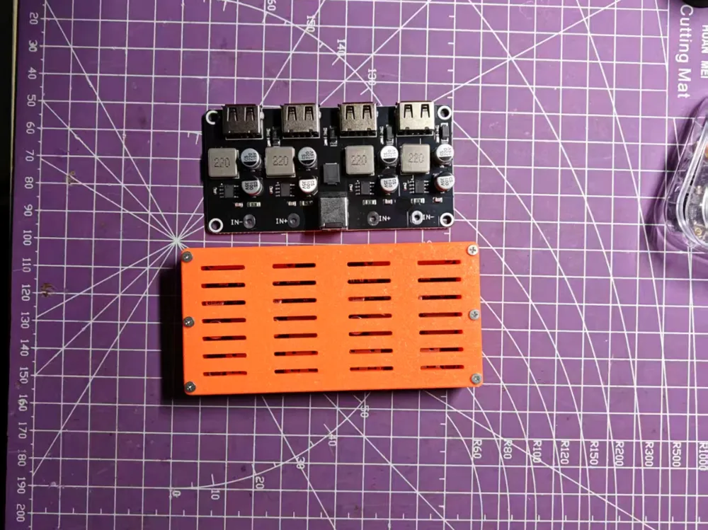 Quadruple Charging Module Housing by happy pangziMakerWorld: Download ...
