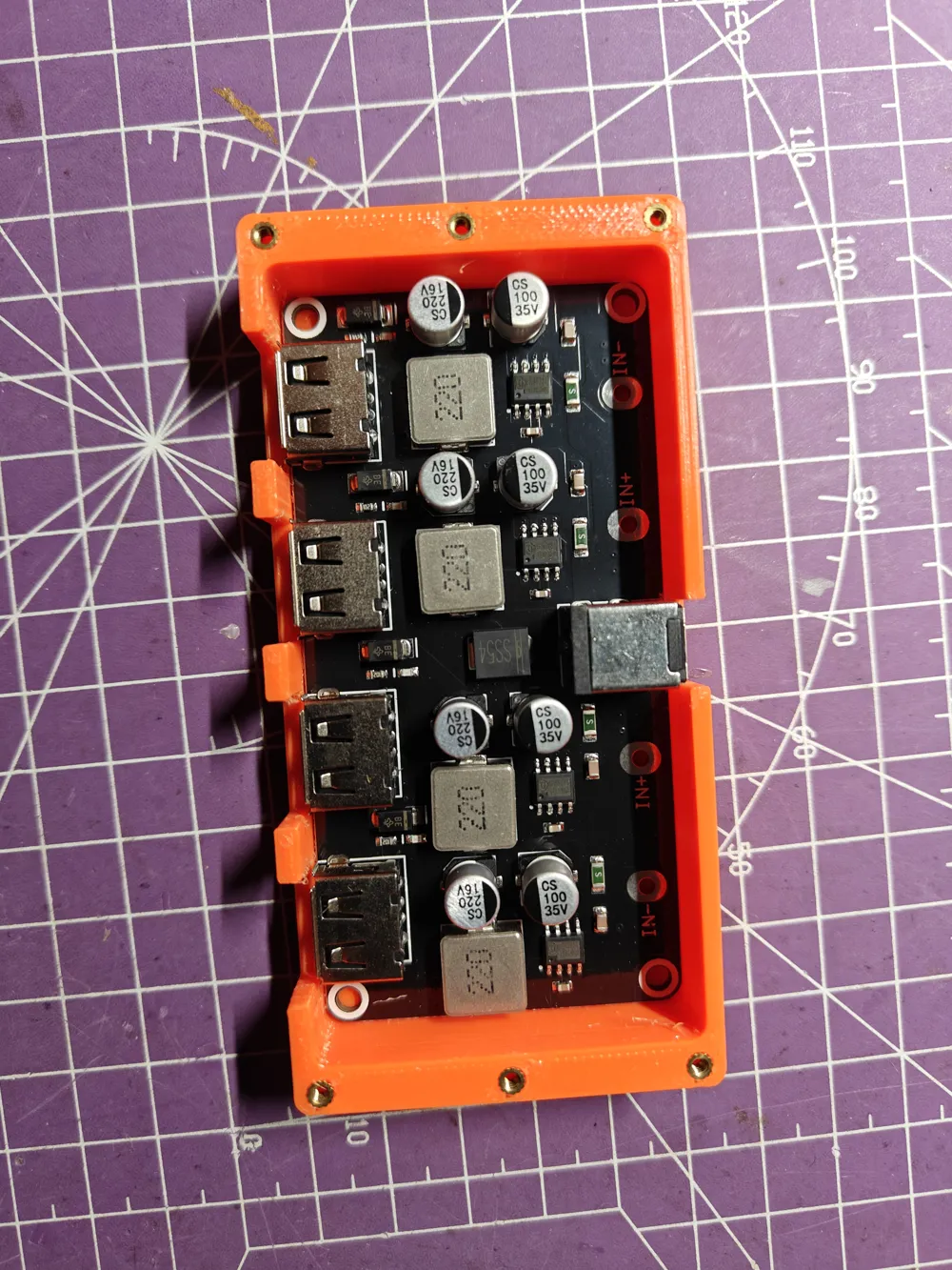 Quadruple Charging Module Housing by happy pangziMakerWorld: Download ...