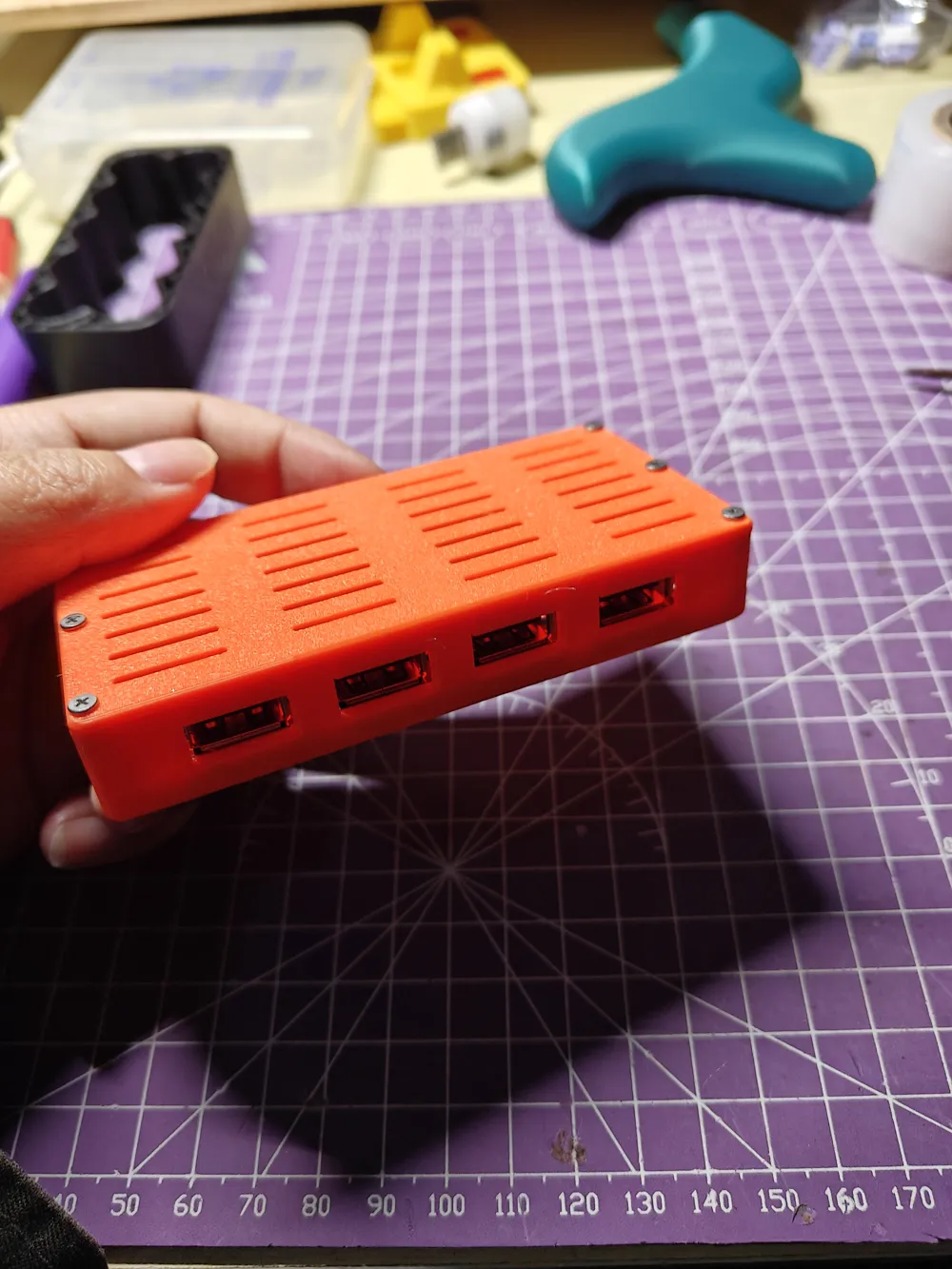 Quadruple Charging Module Housing by happy pangziMakerWorld: Download ...