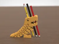 Porte-crayons dinosaure articulé — photo 3