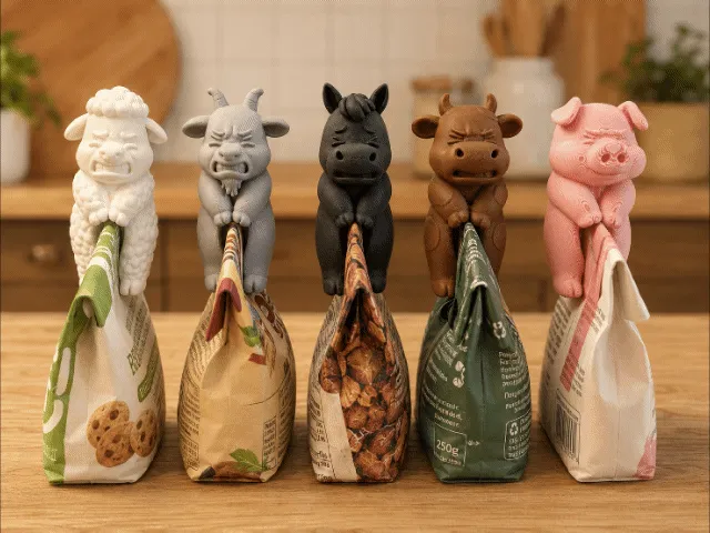Farm Animal Bag Clip Squad