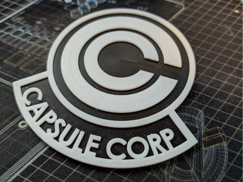 Capsule Corp coaster