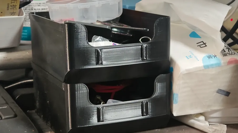 Stackable Desktop Organizer - Free 3D Print Model - MakerWorld
