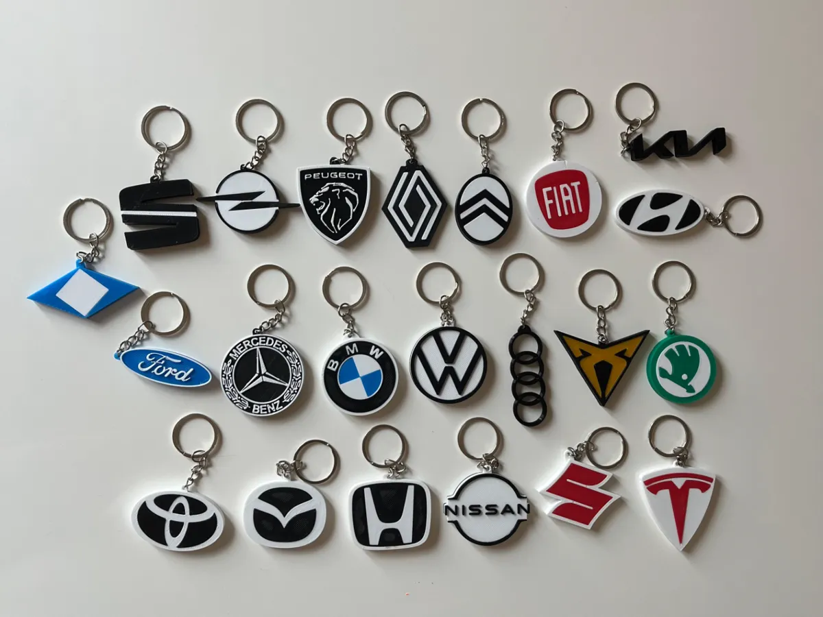 Keychain for 22 Car Brands I - Free 3D Print Model - MakerWorld