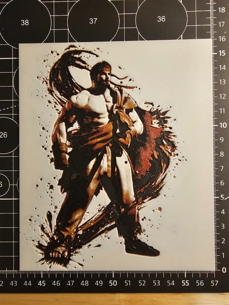 Ryu Street Fighter 6 Hueforge