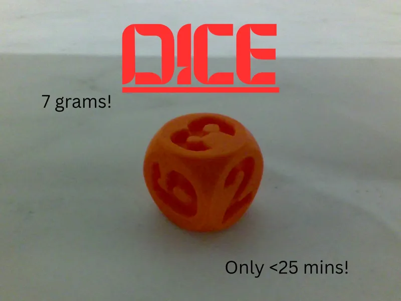 Numbered dice