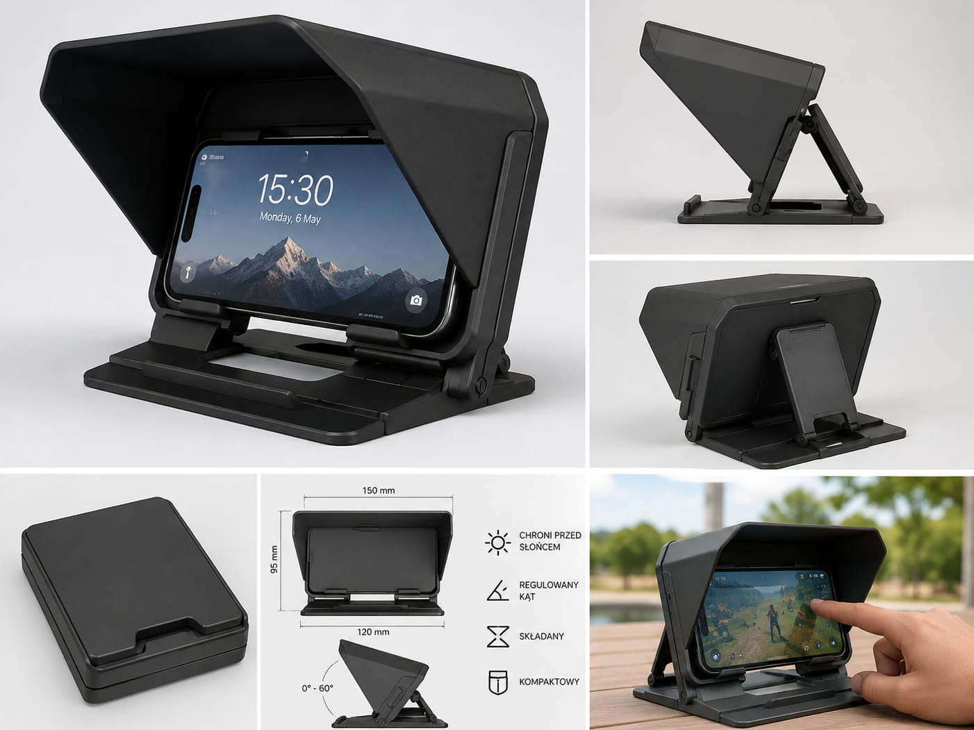 Phone Sun Shade Stand - 1