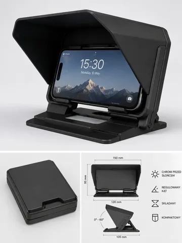 Soporte: Phone Sun Shade Stand — vista de referencia 2