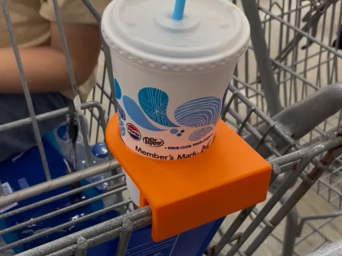 Adjustable Shopping Cart Cup Holder