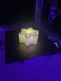 Flocon lumineux décoratif de Noël — photo 7