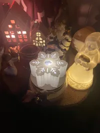 Flocon lumineux décoratif de Noël — photo 6