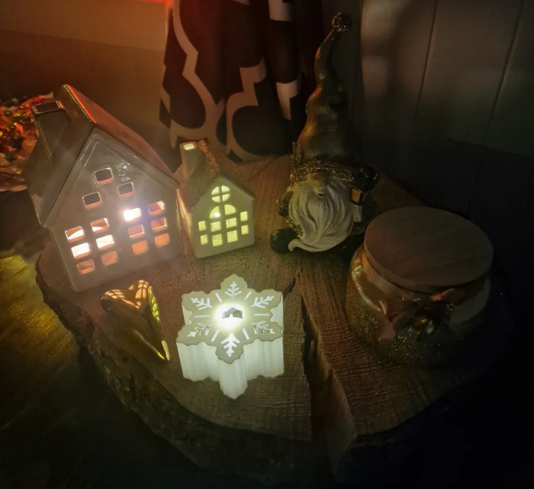 Flocon lumineux décoratif de Noël