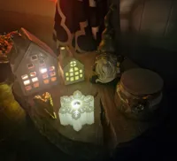 Flocon lumineux décoratif de Noël — photo 1