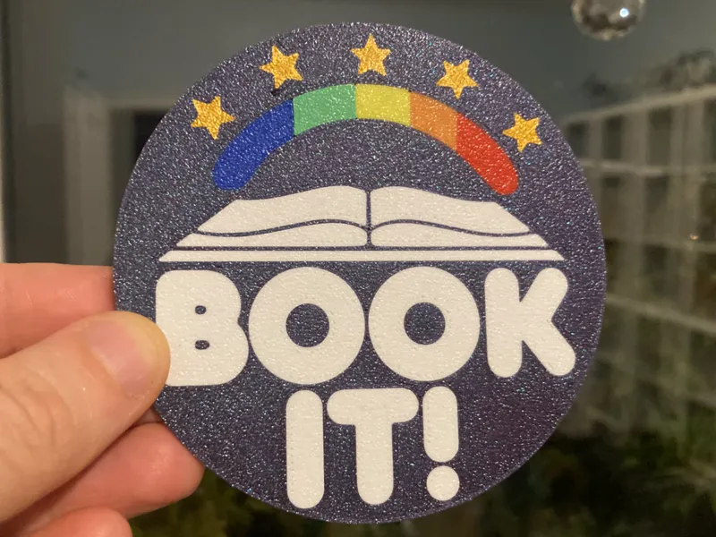 Book It! Coaster
