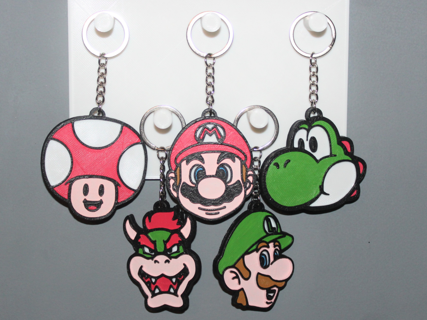 Porte clé Mario lot de 5