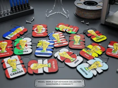 World Cup 2026 Keyrings – All Nations ALL FLAG