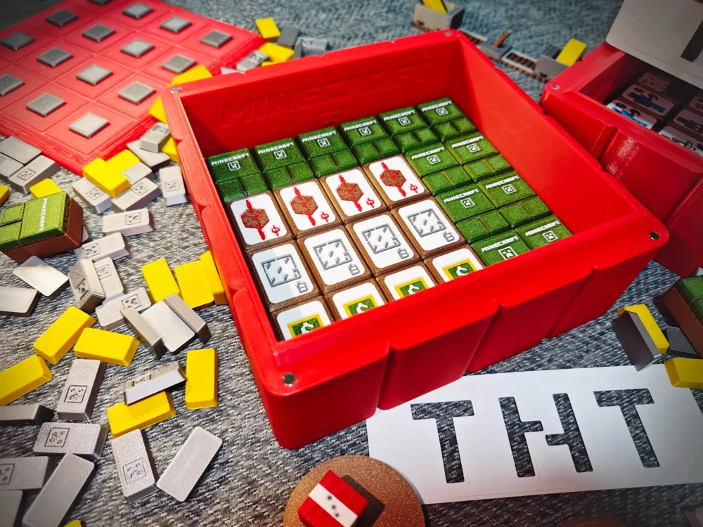 Minecraft Mahjong Set | Minecraft Series | 144 Tiles and Accessories ...