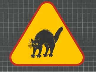 炸毛黑猫告示板 注意坏猫