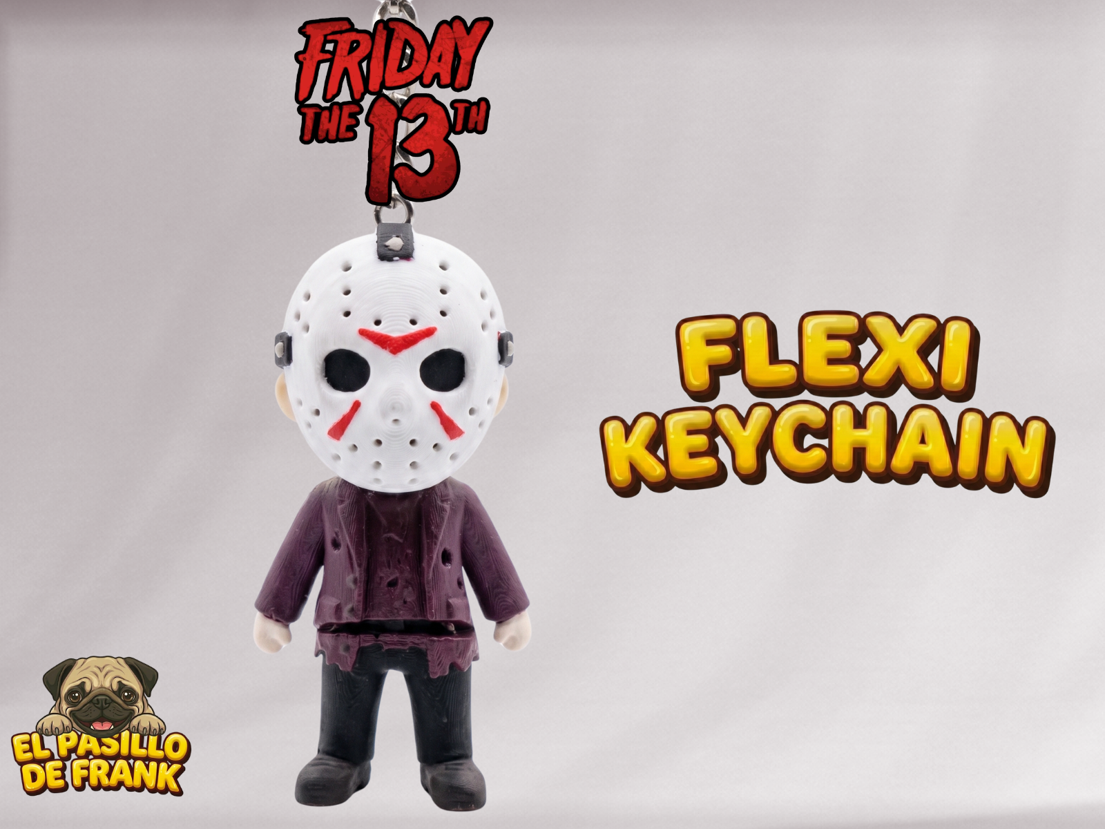 Jason Voorhees (Viernes 13) Flexi-Keychain