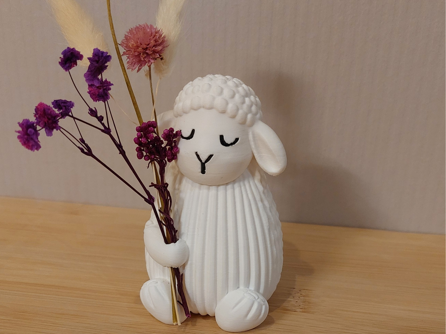 Blumenhalter Schaf Deko