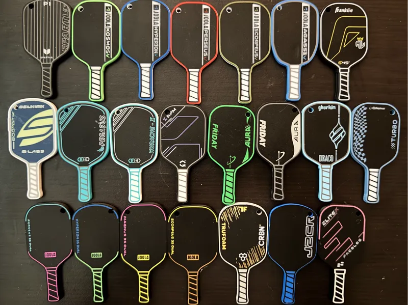 Pickleball MiniPaddle Keychain - Series 4