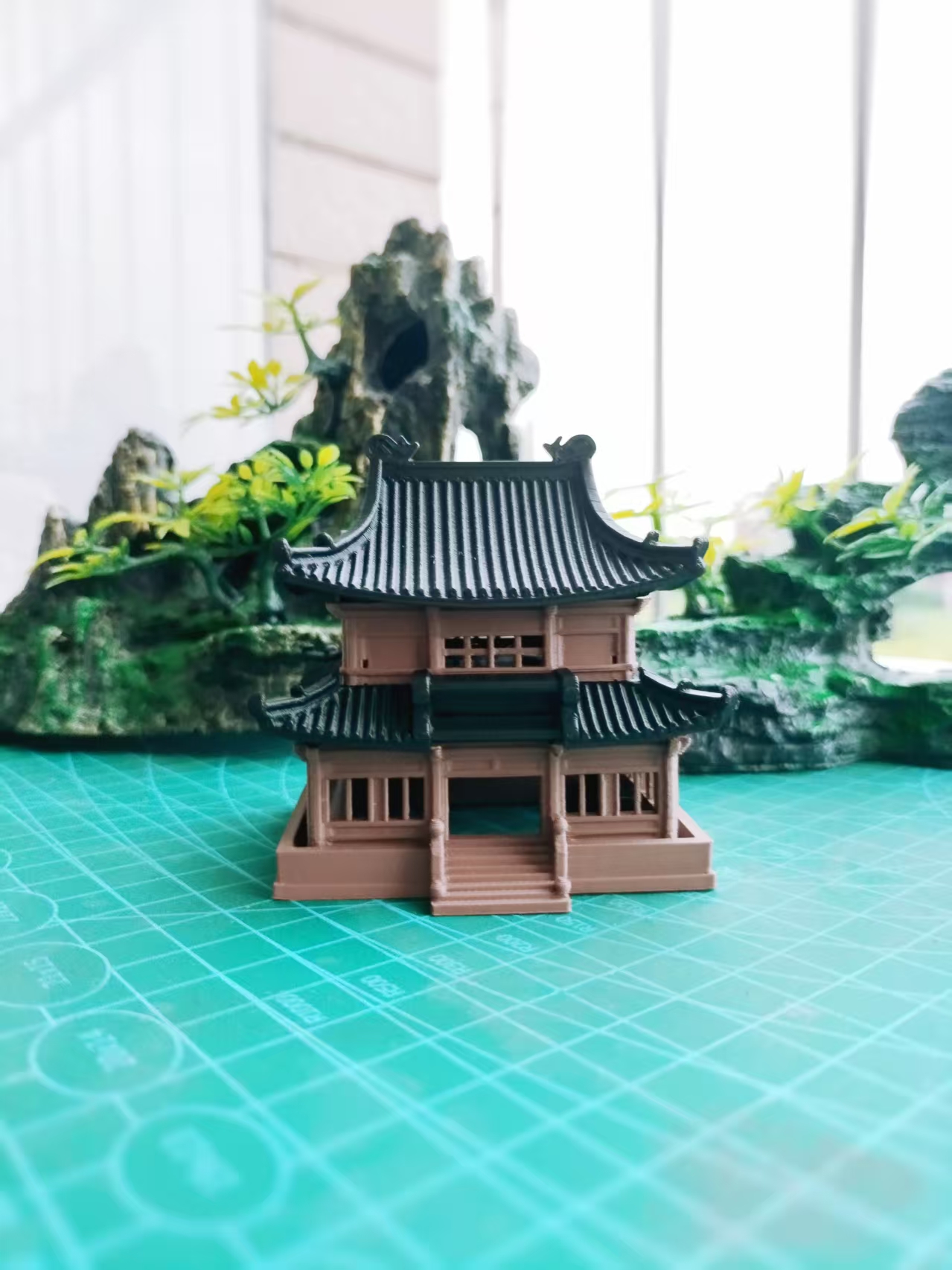 Miniatura 2 do modelo 3D 双层古风小楼建筑