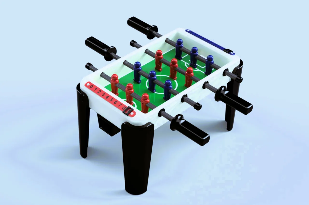 Office Mini Desk Foosball Table view 3