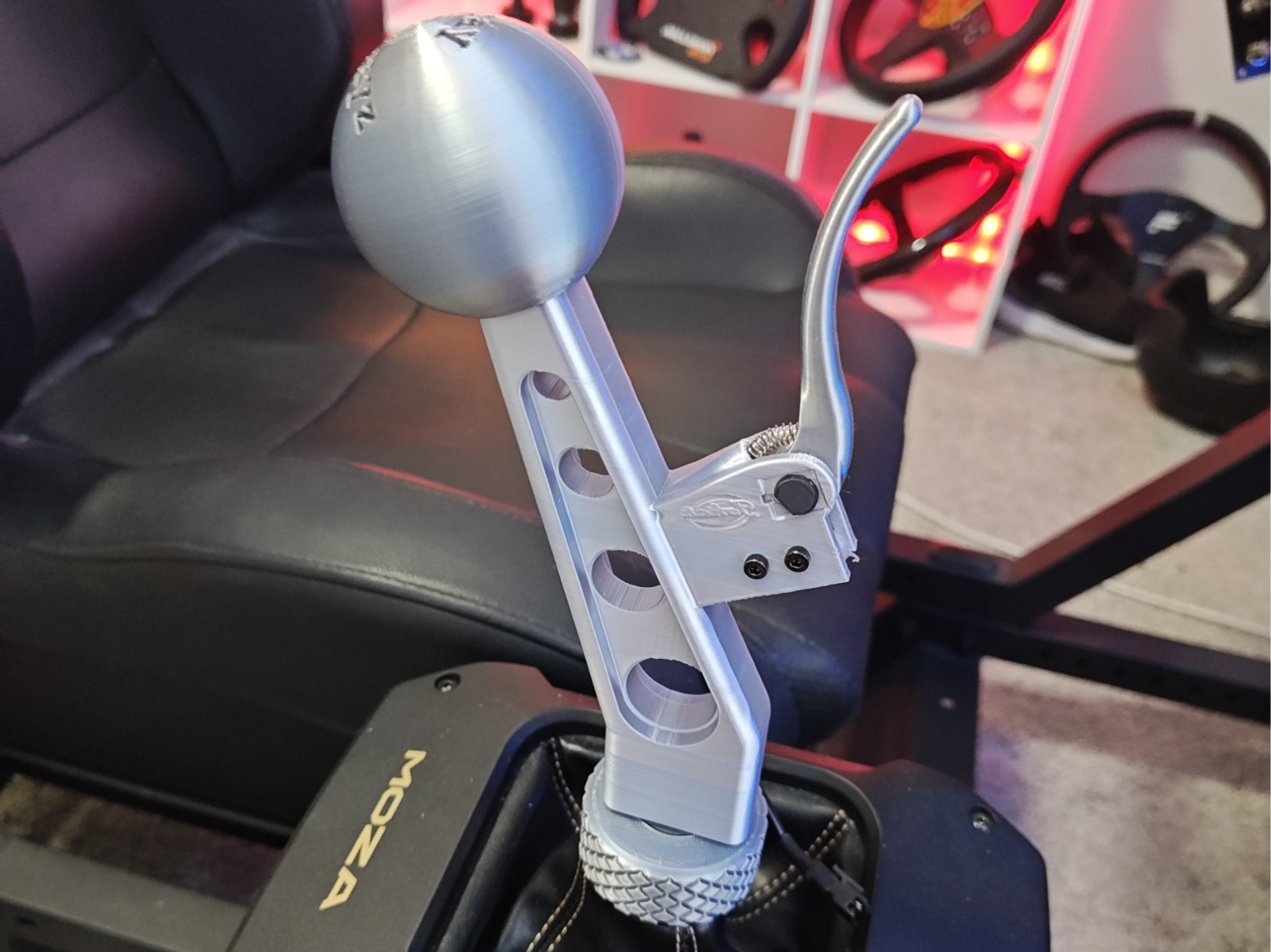 Moza AB9 old school bent lever with neutral switch