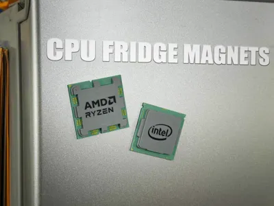 CPU Fridge Magnets (AMD & Intel)