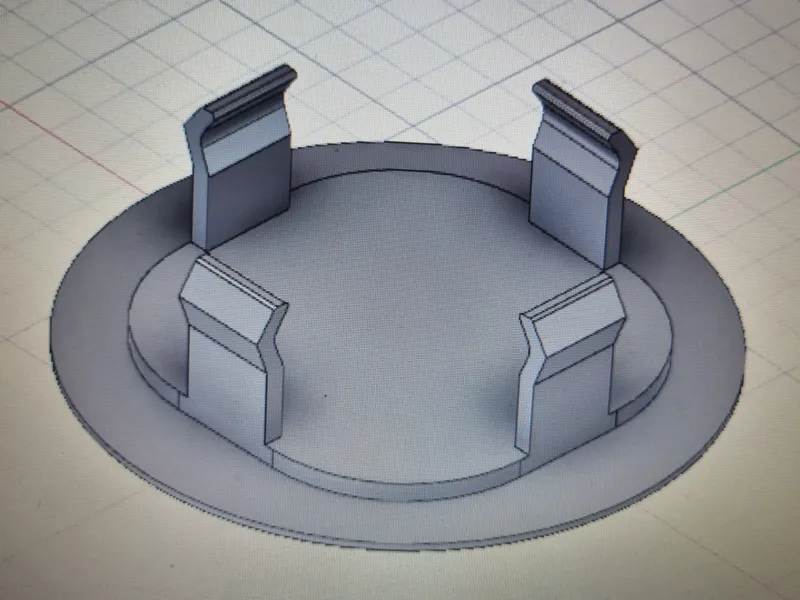 50 mm cover flush-mount