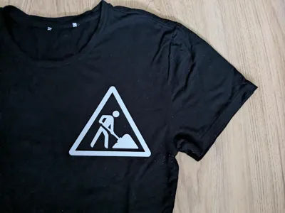 Shirt Print - Construction Sign