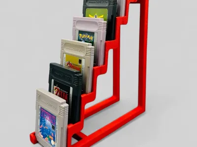 Supporto Espositori Per Cartucce Gameboy Advance GBA, Stampato In 3D, Per 15 Giochi - Foto 2